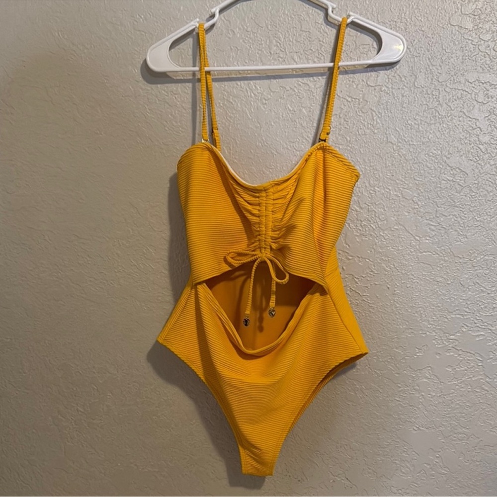 Yellow One Piece Swimsuit